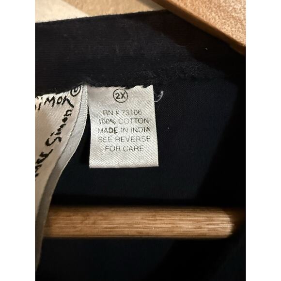 Michael Simon Lite Halloween Cotton Cardigan Black Pumpkin Ghost Cat Women’s 2X - Picture 3 of 8